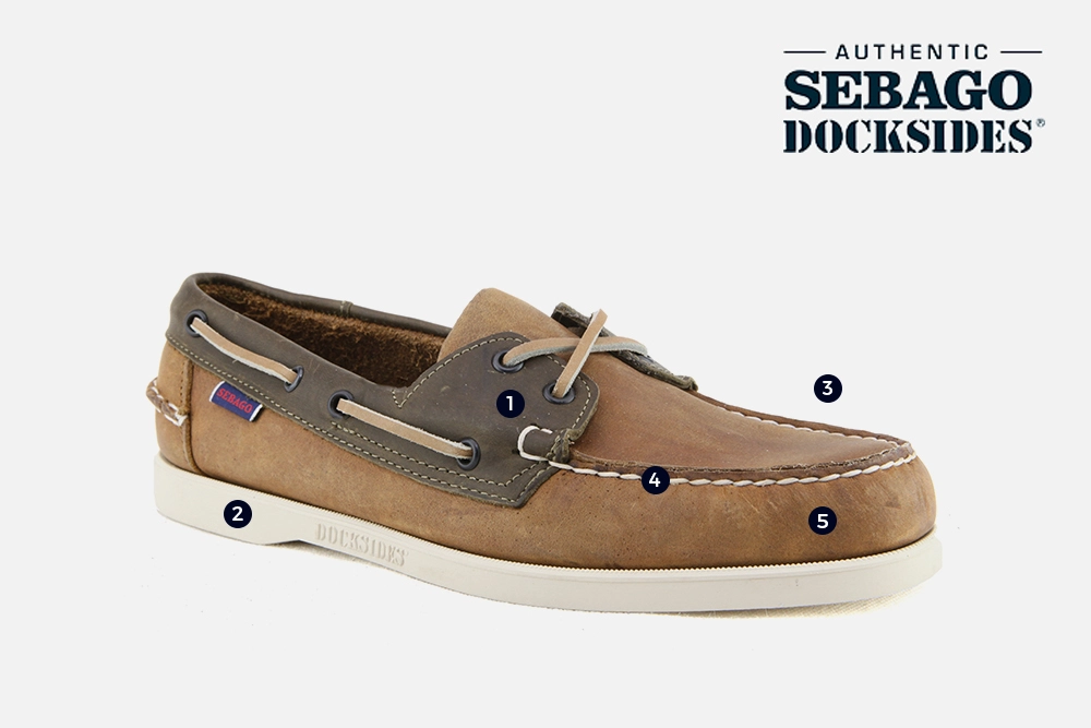 Sebago DOCKSIDES NOTCH TAN BROWN - Image 5