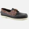 Sebago DOCKSIDES PORTLAND BLACK BROWN