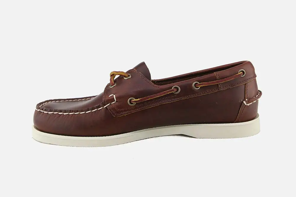 Sebago DOCKSIDES PORTLAND WAXED BROWN - Image 4