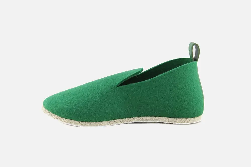 La Charentaise Tcha MINIMAL VERT EMERAUDE - Image 4